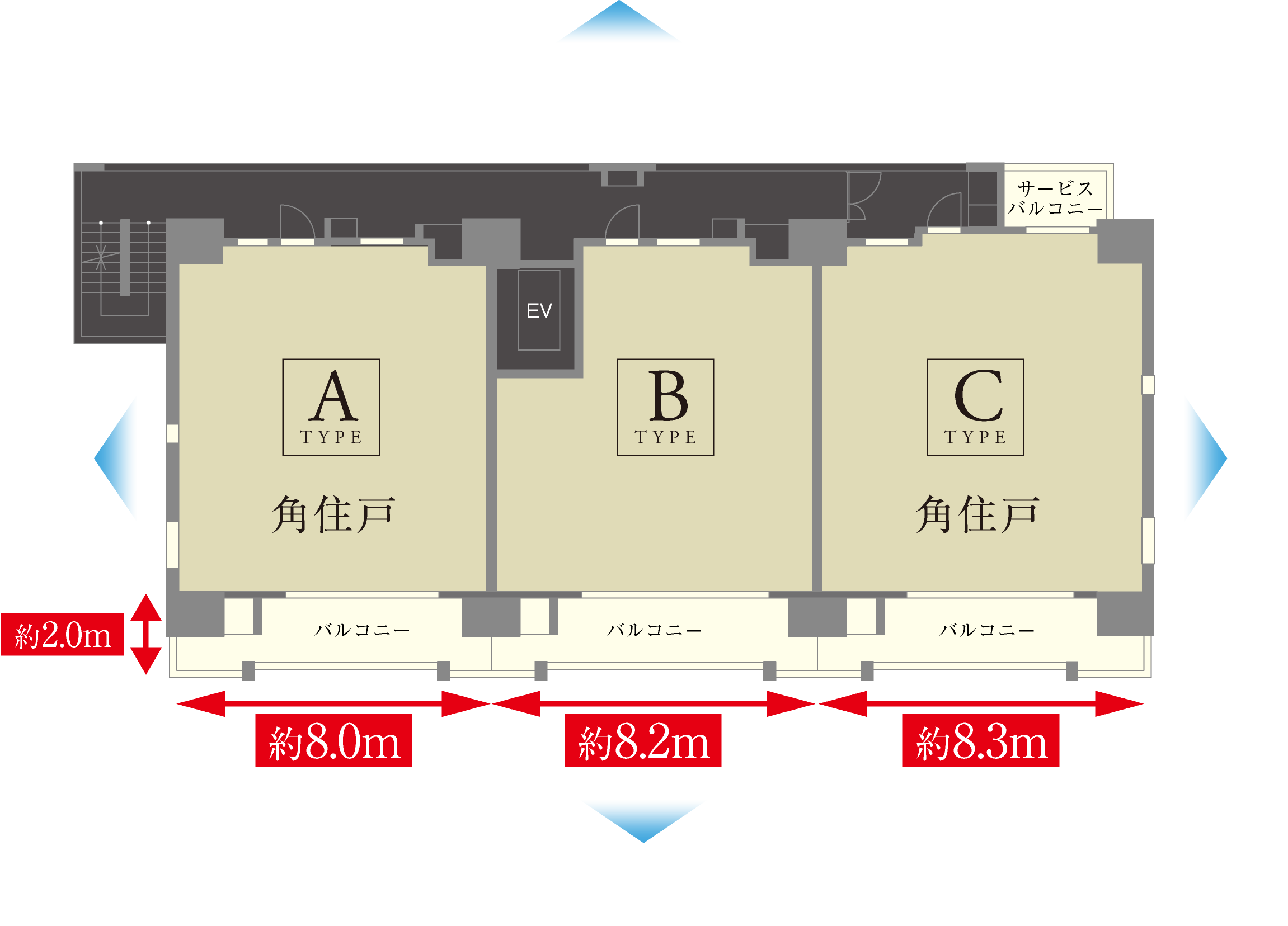 3階平面図